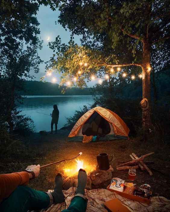 summer campsite