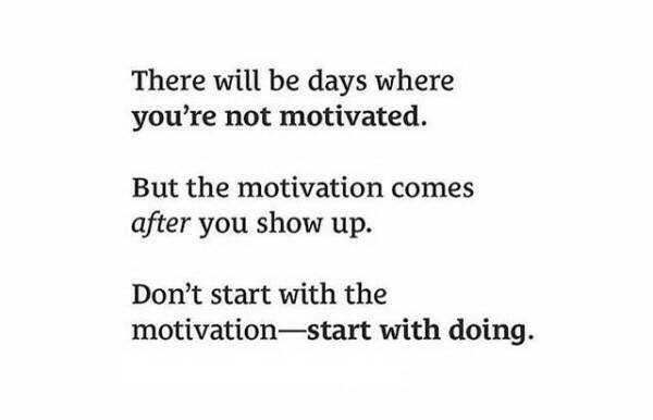 start with doing