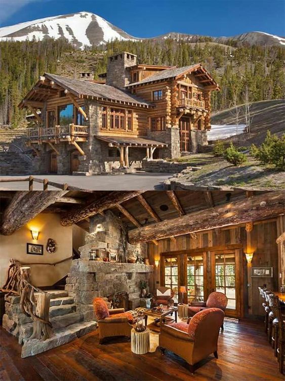 rustic home in and out