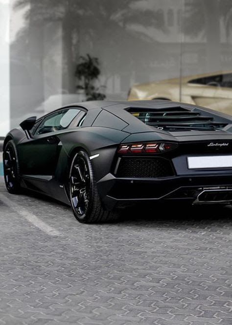 black Lamborghini