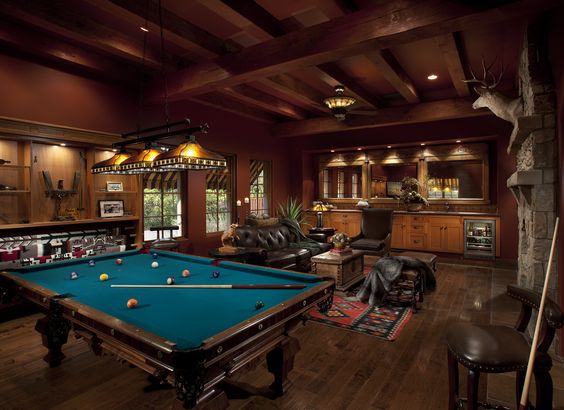 billiards room for men