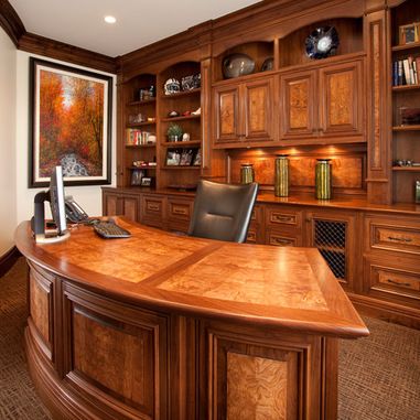 wood office space
