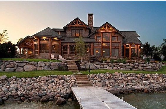 large manly rustic home
