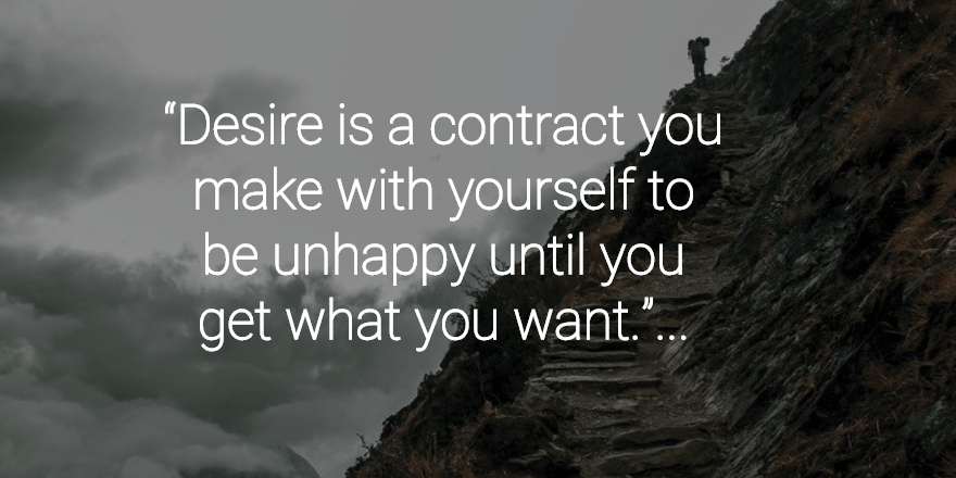 desire is a contract
