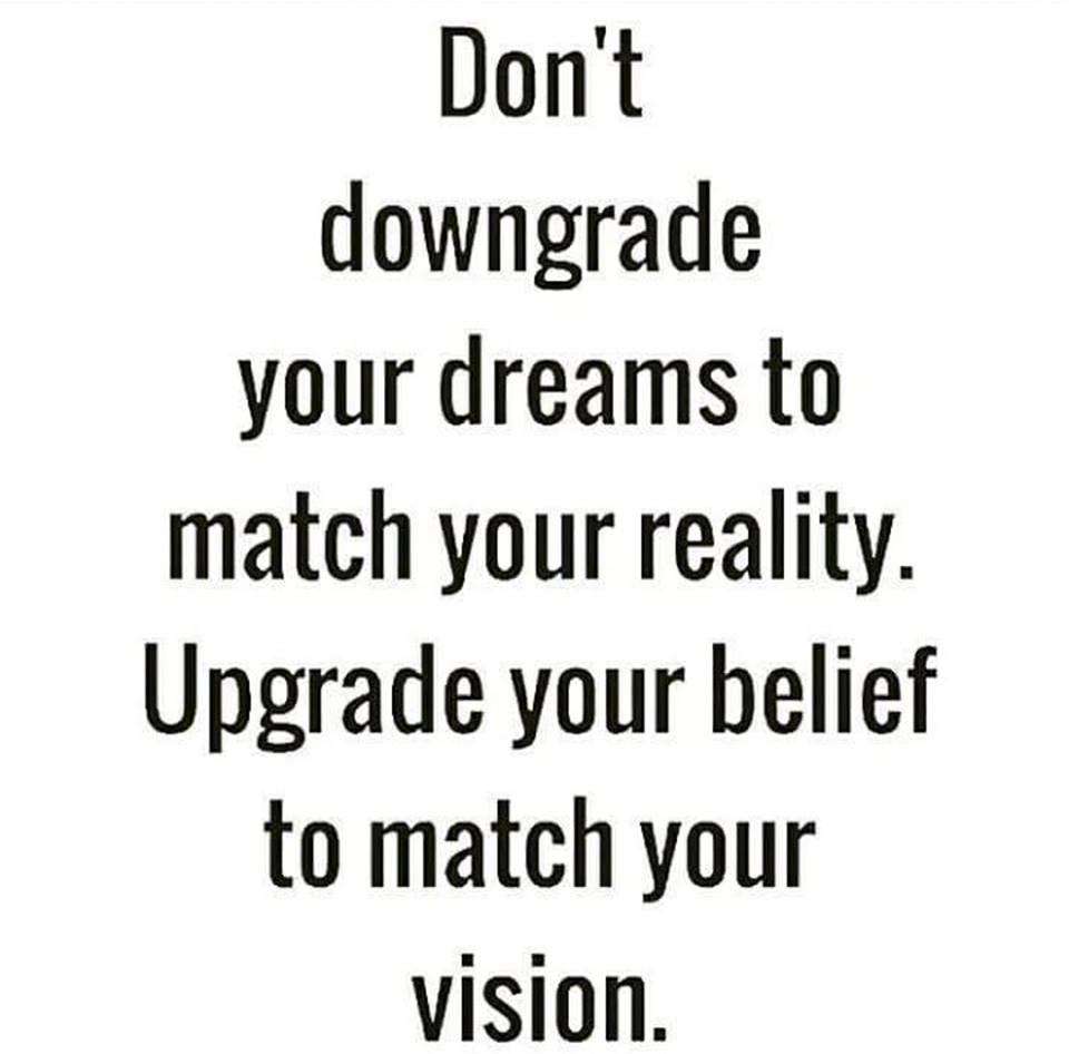 upgrade your belief