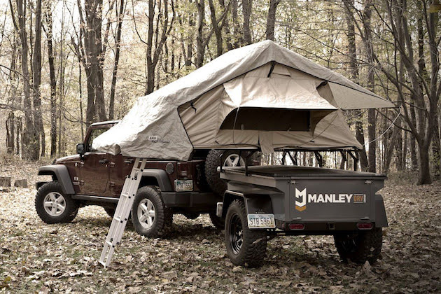 jeep and manly trailer camper