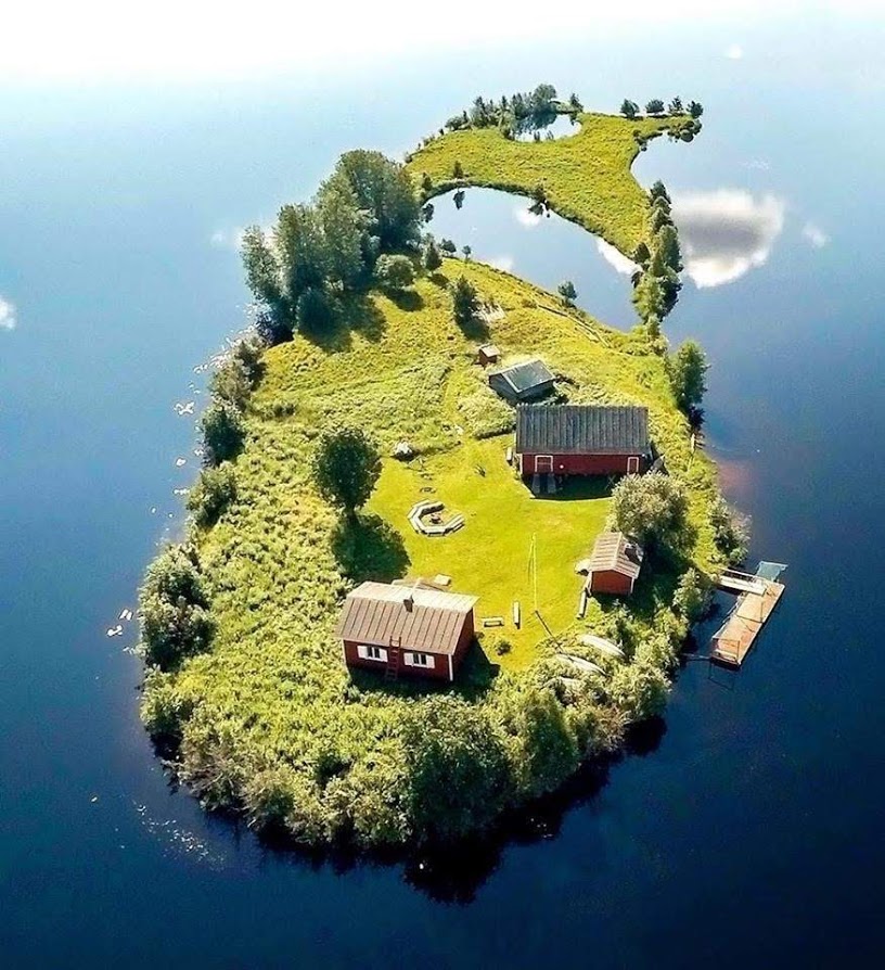 secluded island