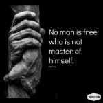 master of himself quote