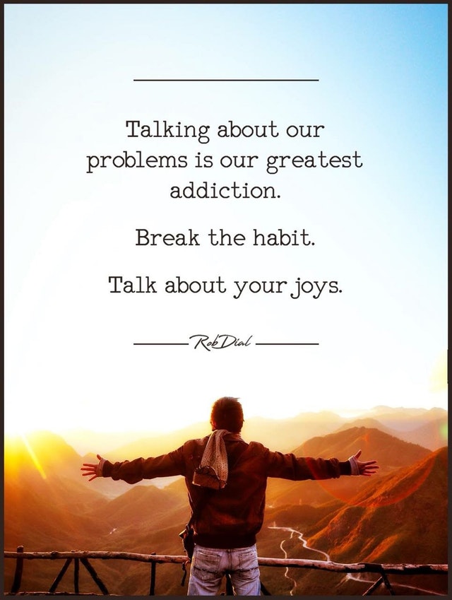 talk about your joys