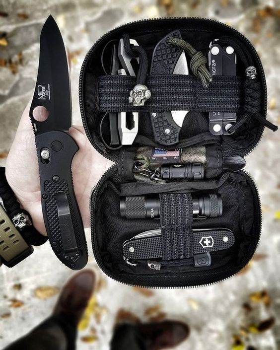 blacked out edc