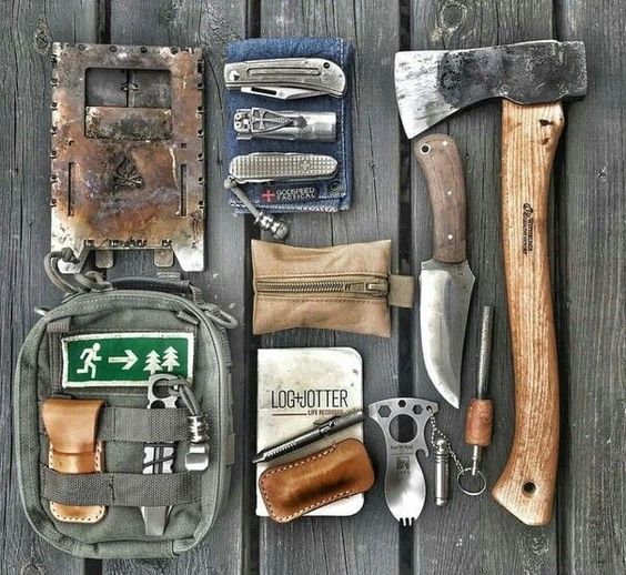 axe and other outdoor gear for men