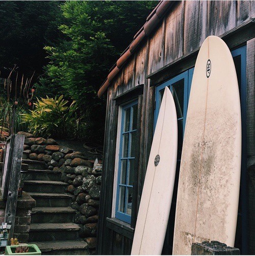 old surfboards