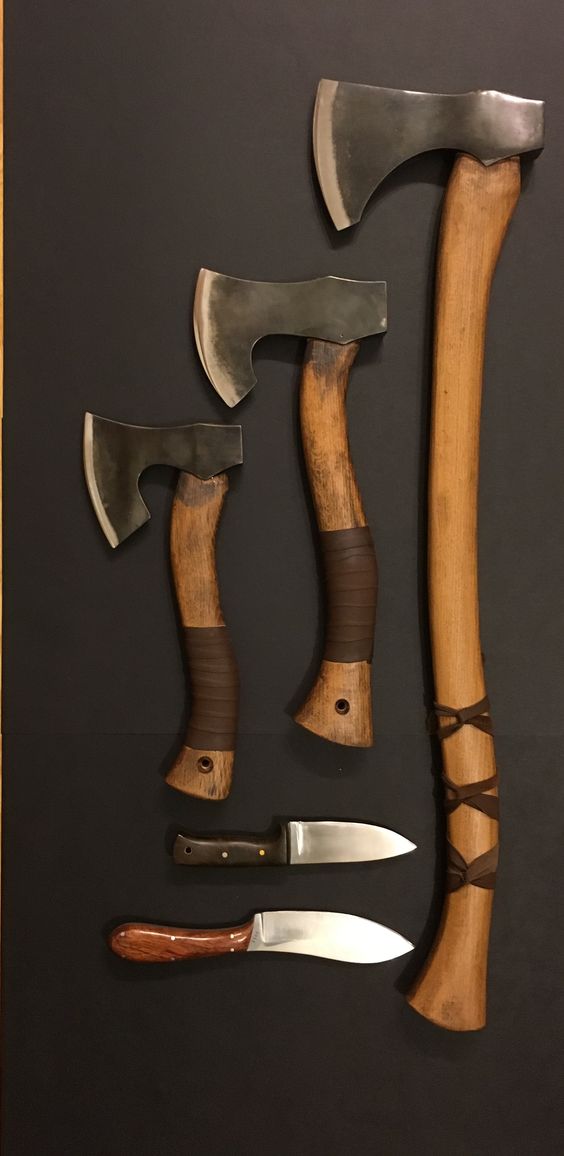 ax and knife collection