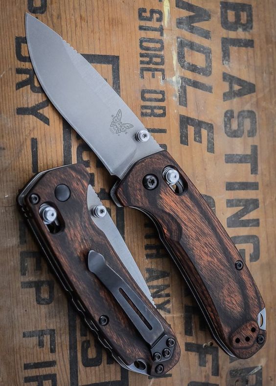 custom wood handle pocket knife