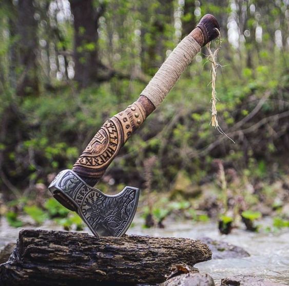 hand crafted axe