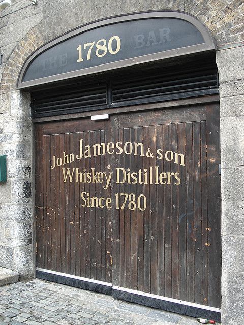 jameson whiskey door