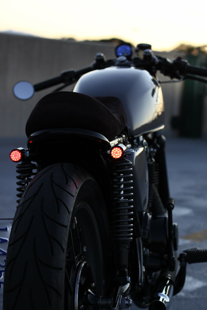 cafe style motorcycle