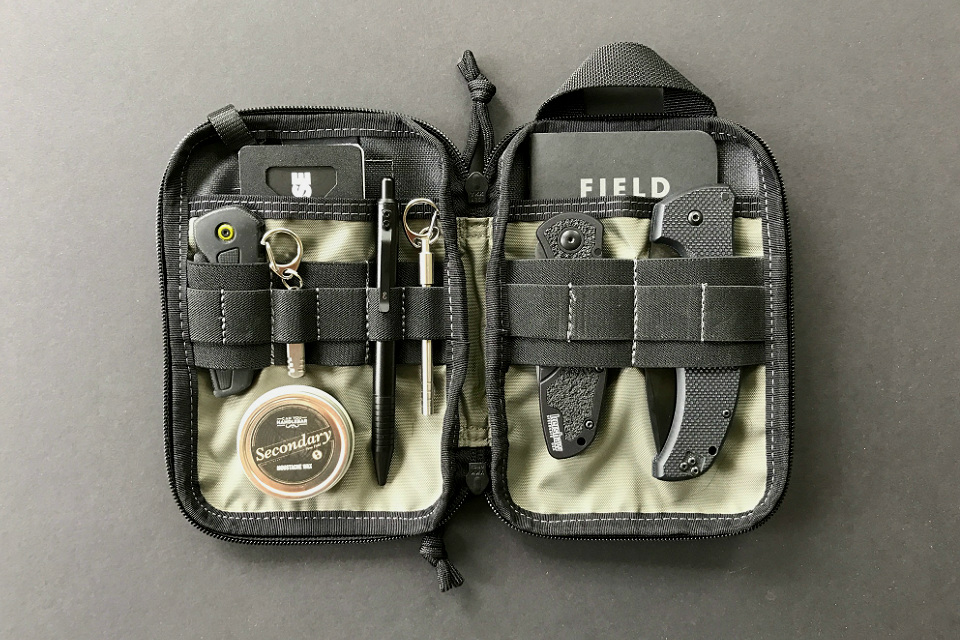 everyday carry with maxpedition case and field notes