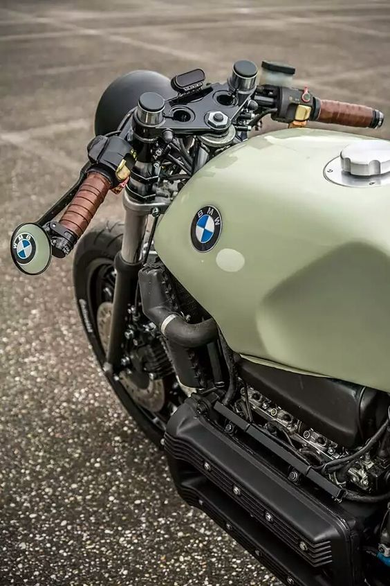 green bmw motorcycle
