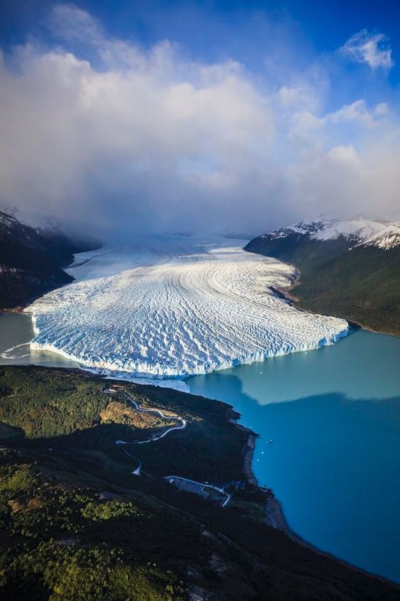 stunning glacier