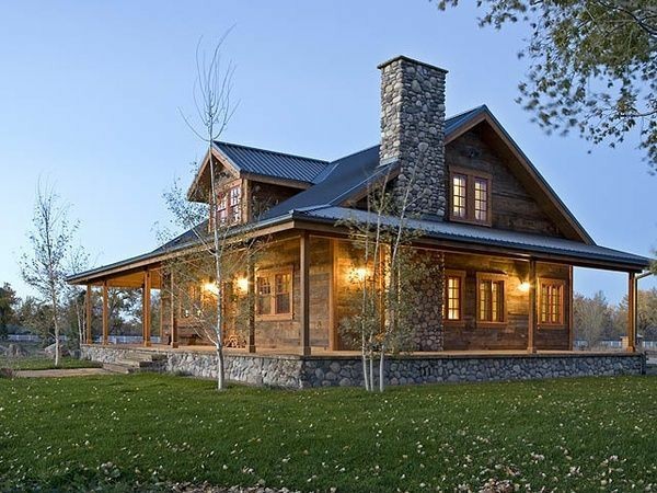 cabin style home