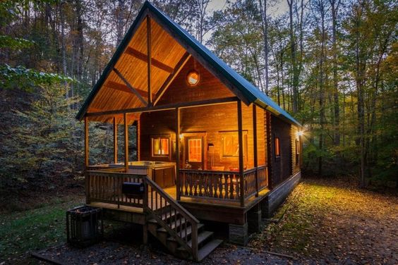 perfect little cabin in the woods