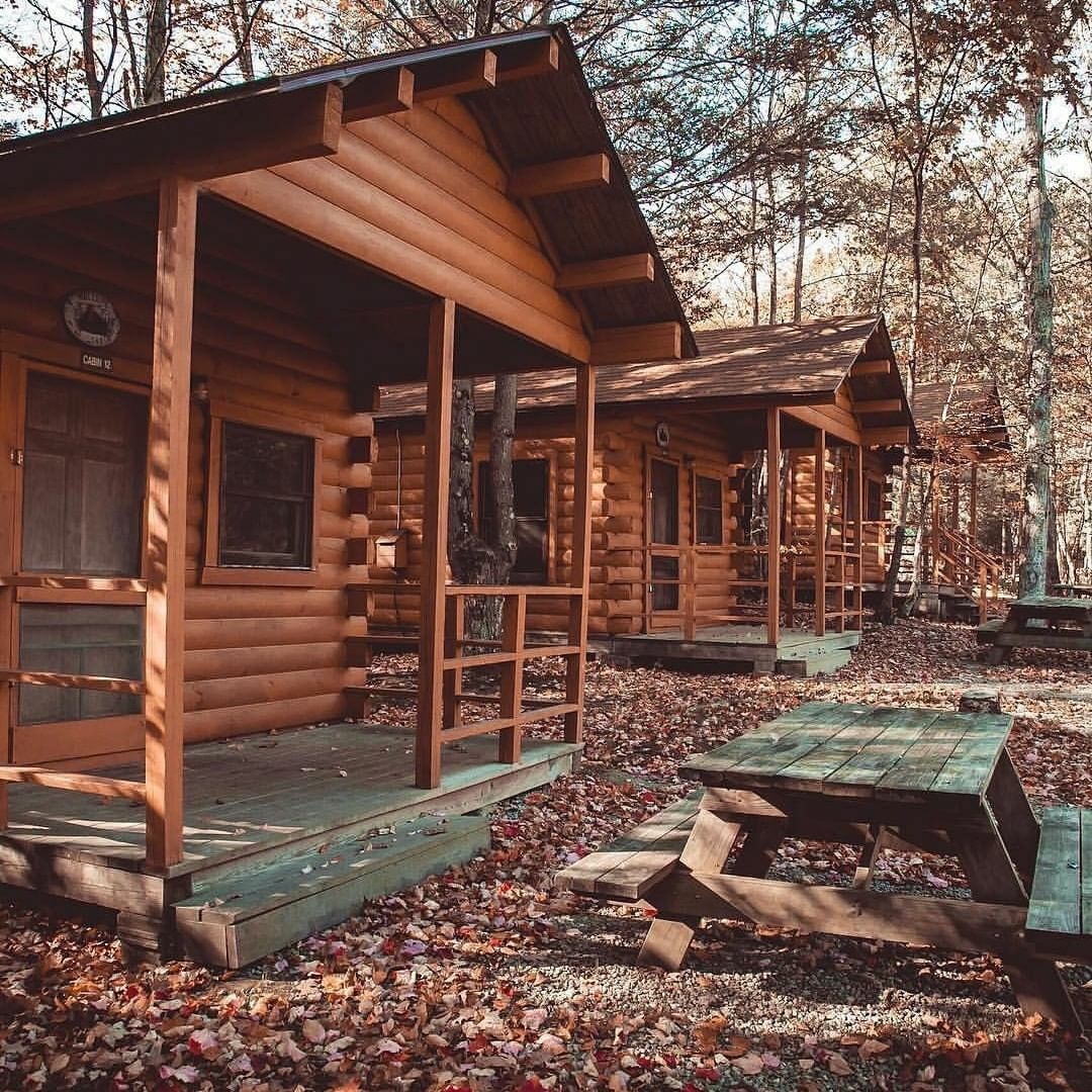 campground with cabins