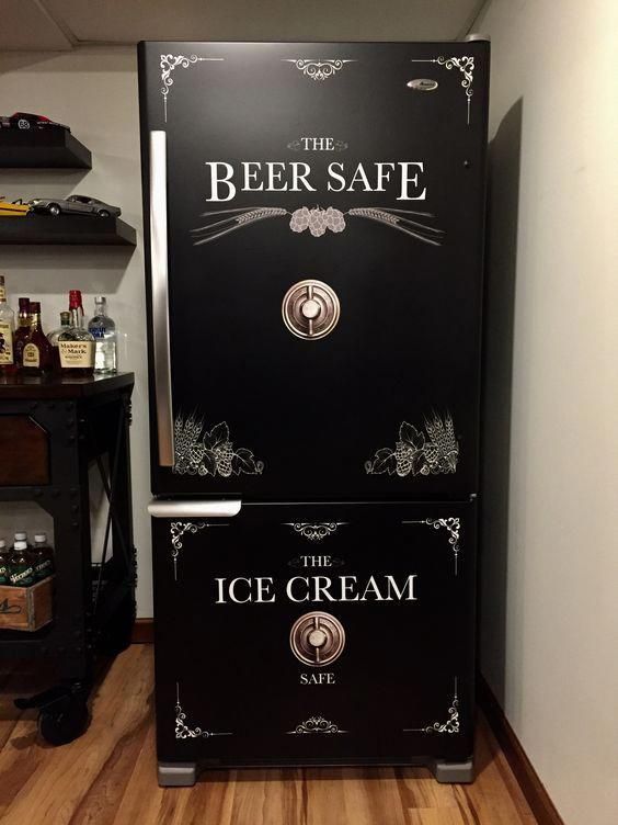 Beer Safe - Ice Cream Safe Refrigerator Wrap