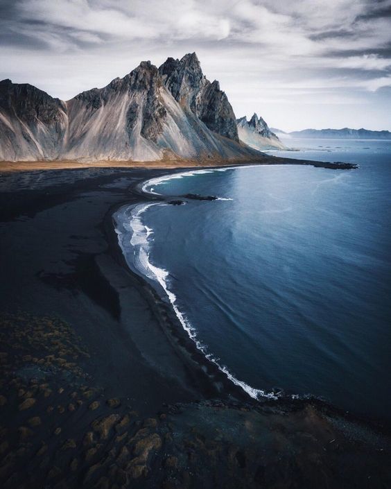 Höfn Black Sand Beach Iceland