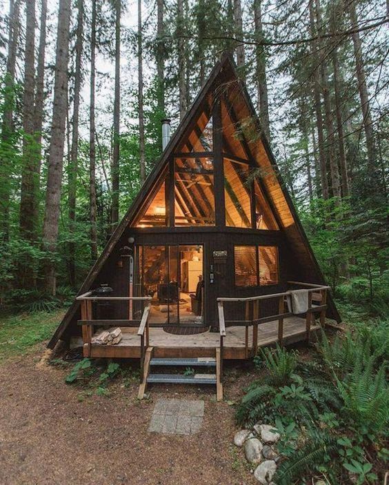 a-frame cabin home