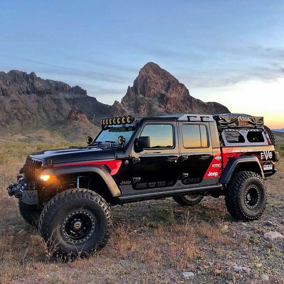 rugged black jeep