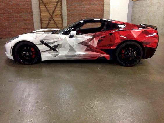 unique Corvette paint job