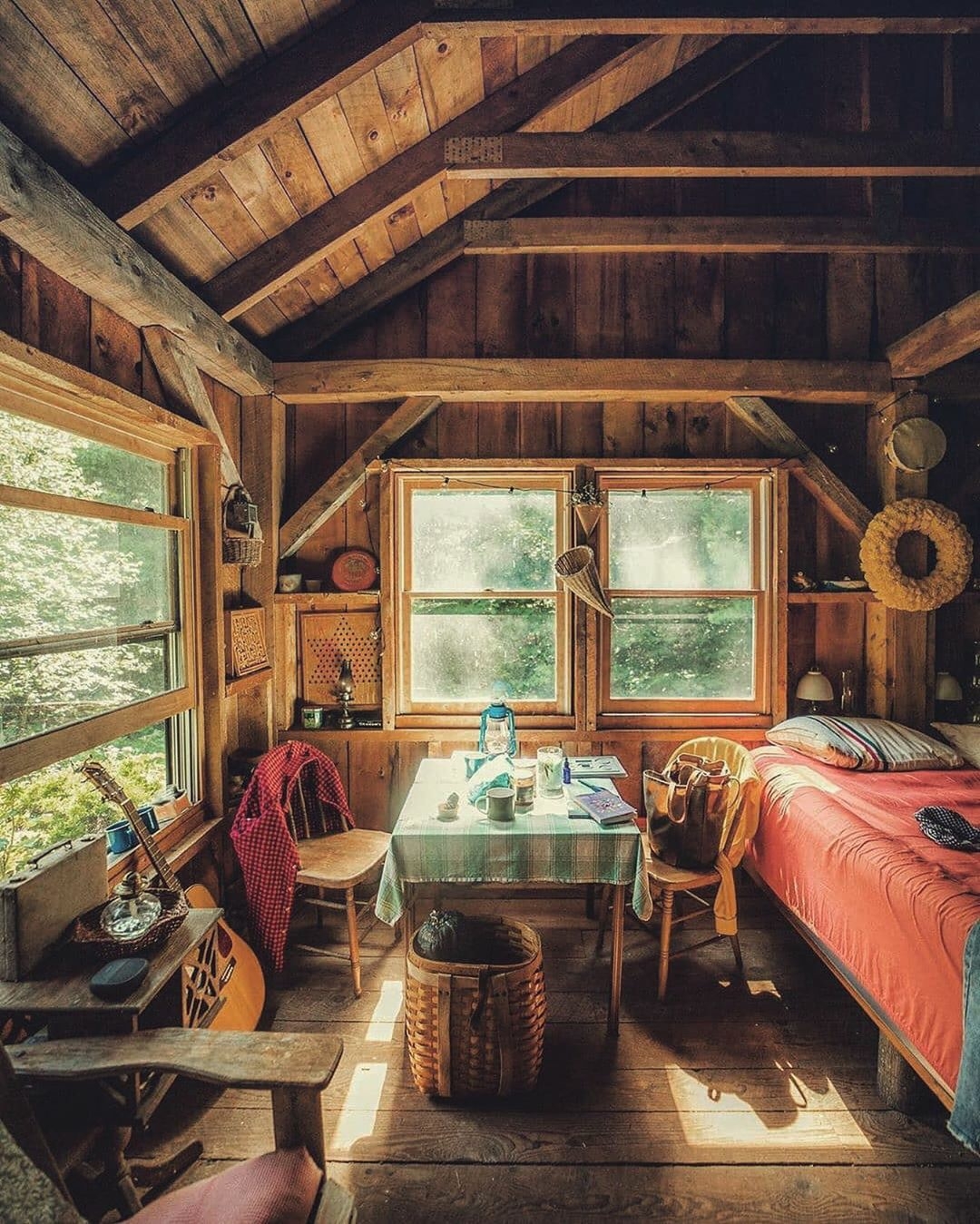 cozy cabin interior