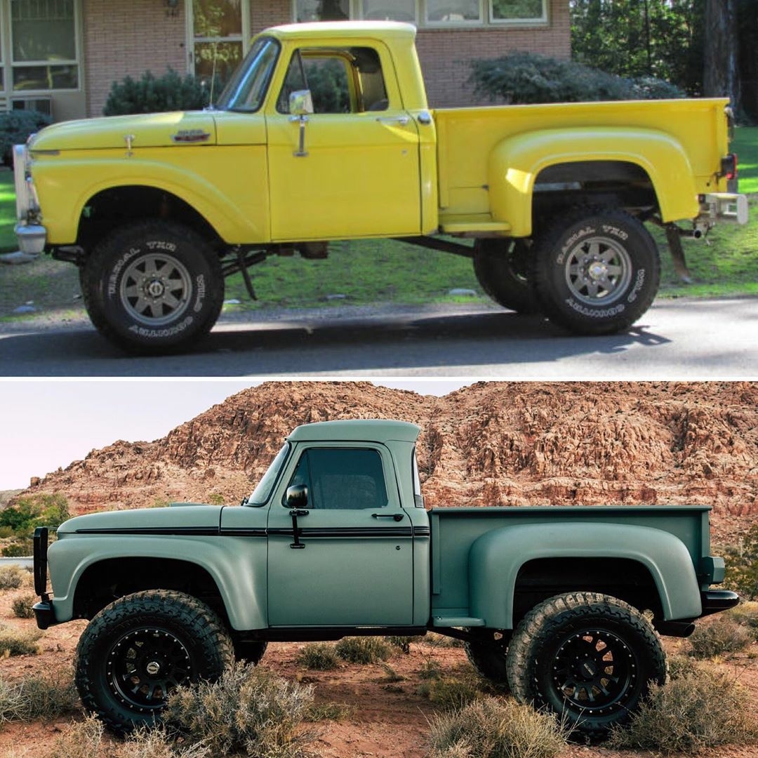 1964 F250 before and after
