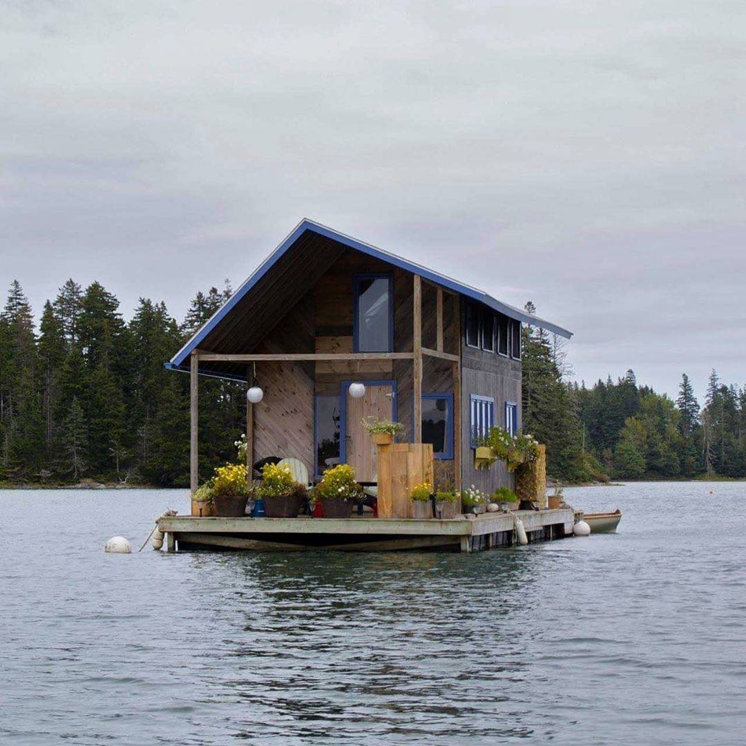 tiny boat house