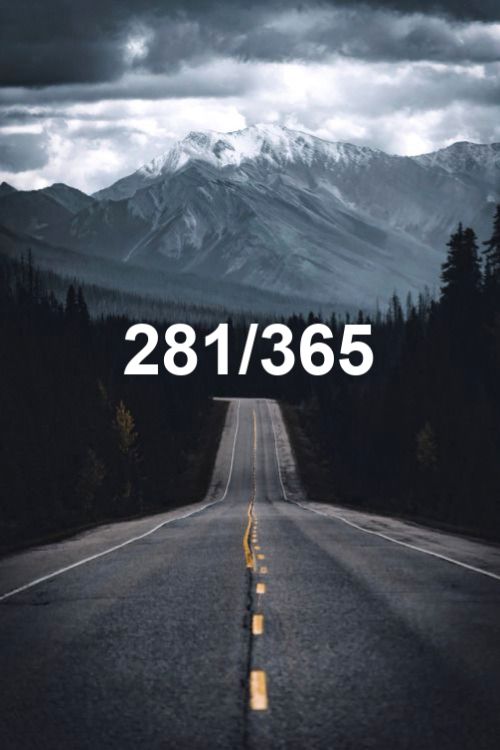 today is day 281 of the year 2019