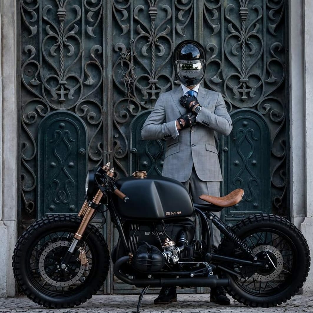 custom BMW motorcycle