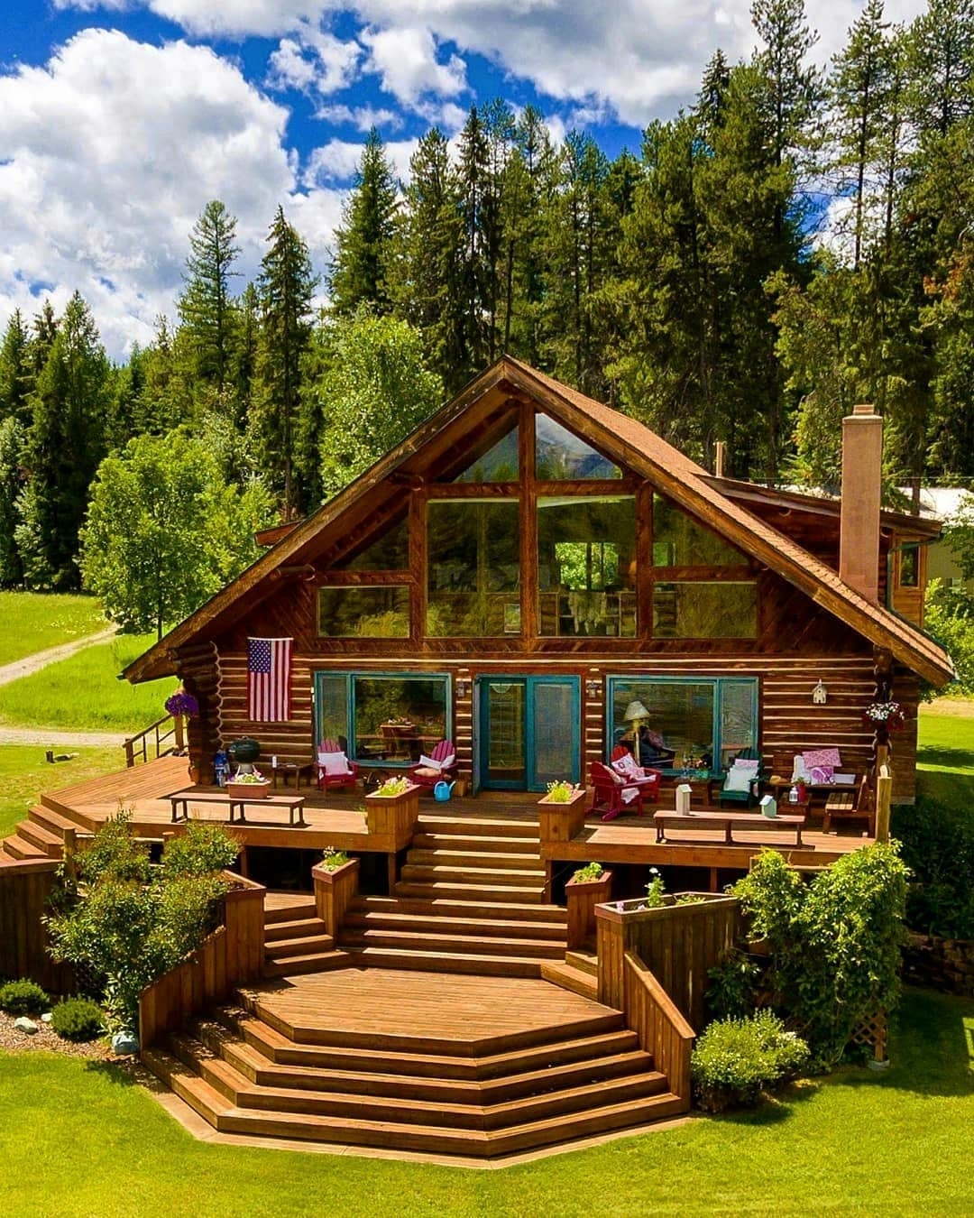large summer cabin