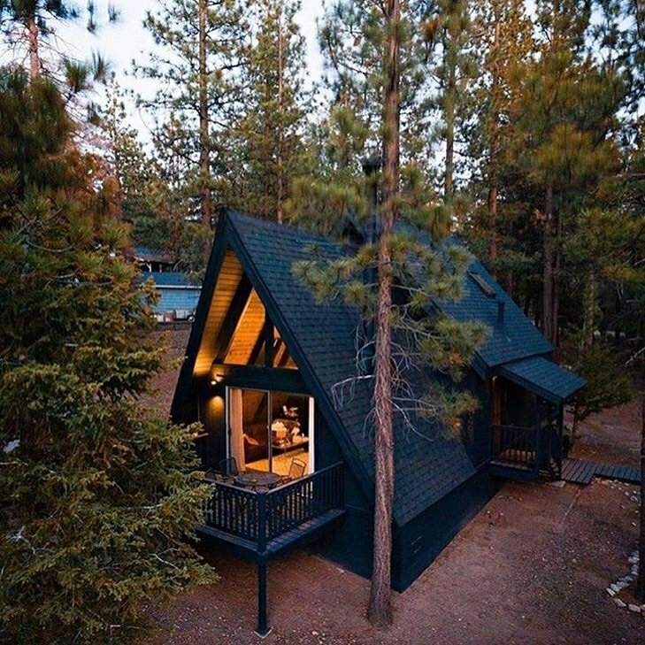 black cabin