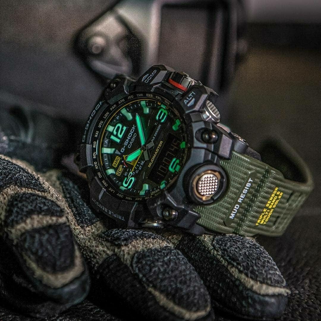 green and black gshock