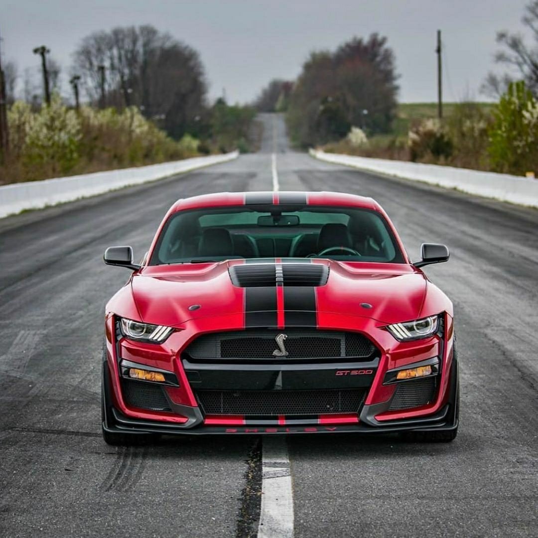 Red Shelby GT500