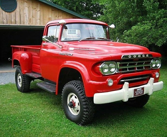 classic red Dodge 4X4 Powerwagon