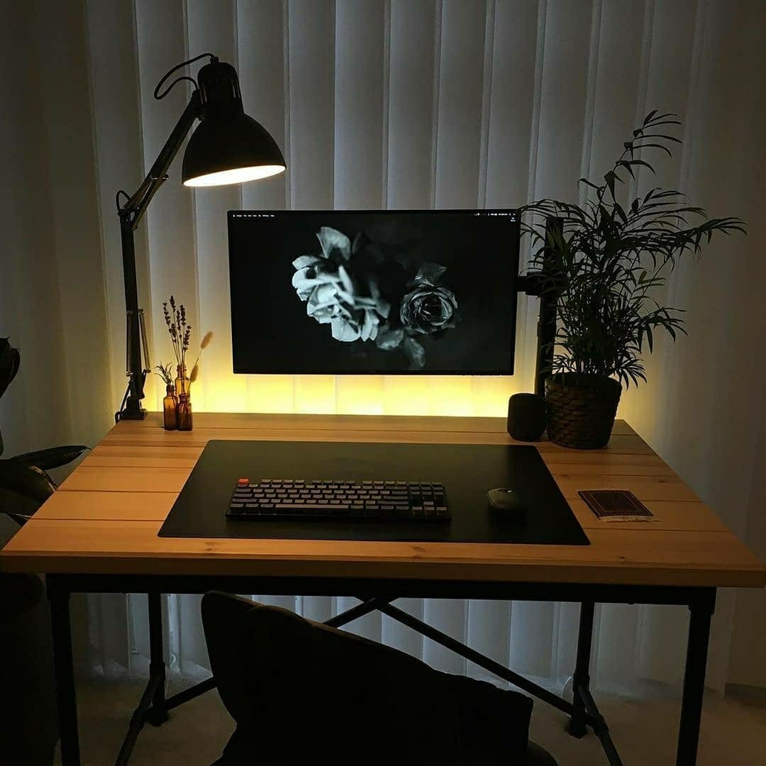 clean and minimal pc setup