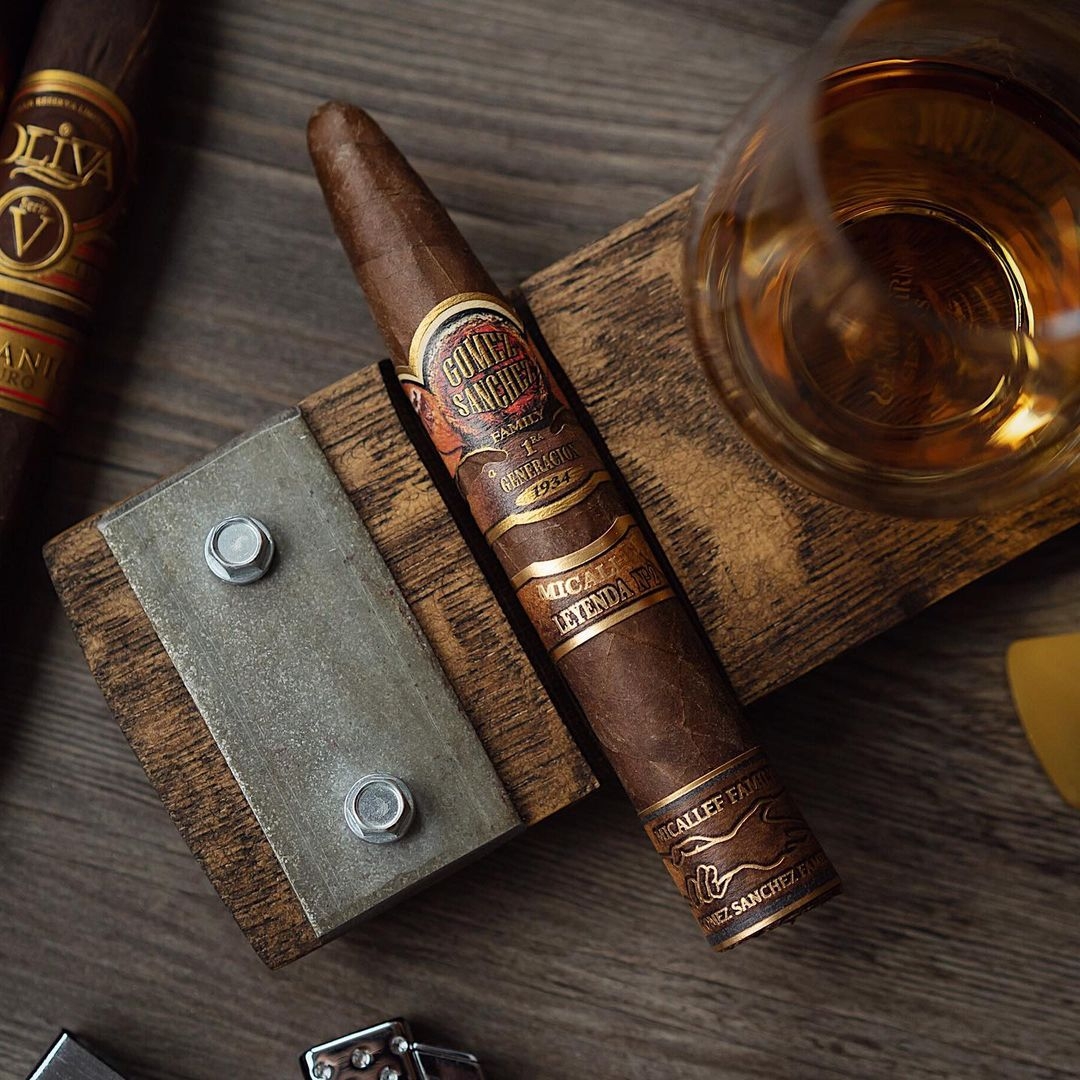 cigar and whiskey